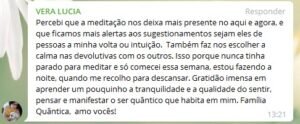 depoimento meditacao